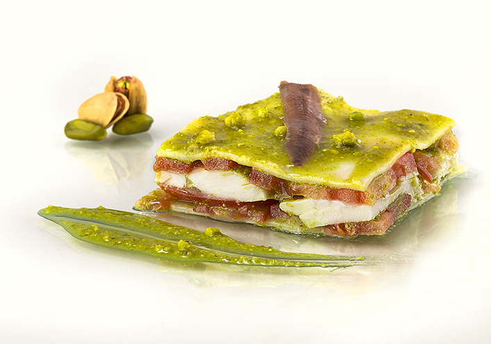 LASAGNE FROIDE À LA PISTACHE AMÉRICAINE