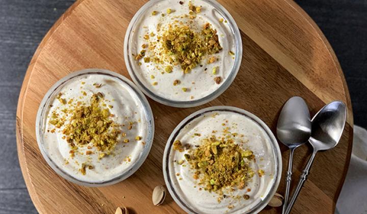 Gâteau au fromage à la pistache et à la cardamome 