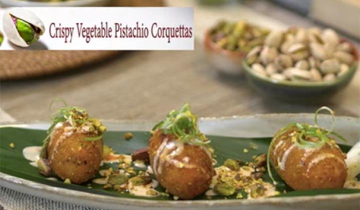 CROQUETTES DE LÉGUMES CROUSTILLANTS ET PISTACHES