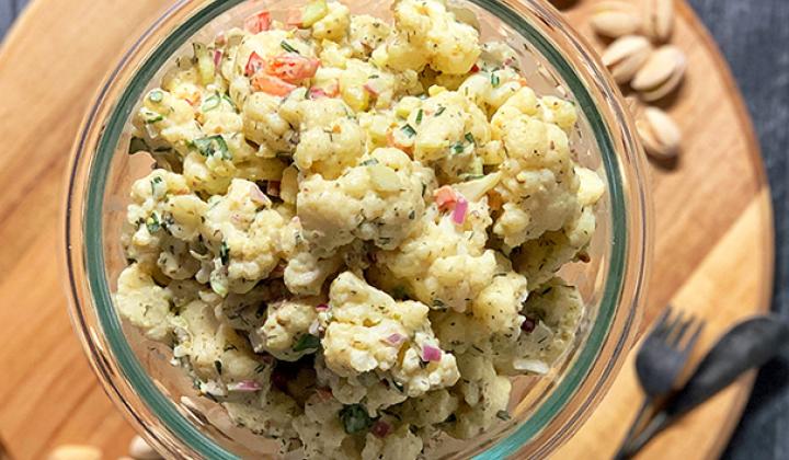 SALADE DE CHOU-FLEUR ET DE PISTACHES