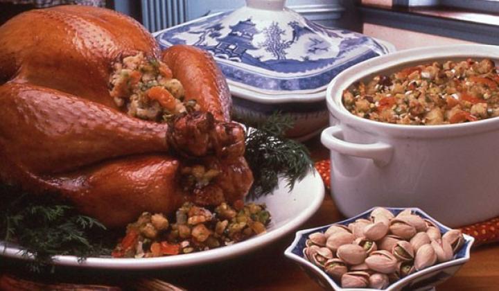 Farce aux pistaches américaines et aux abricots