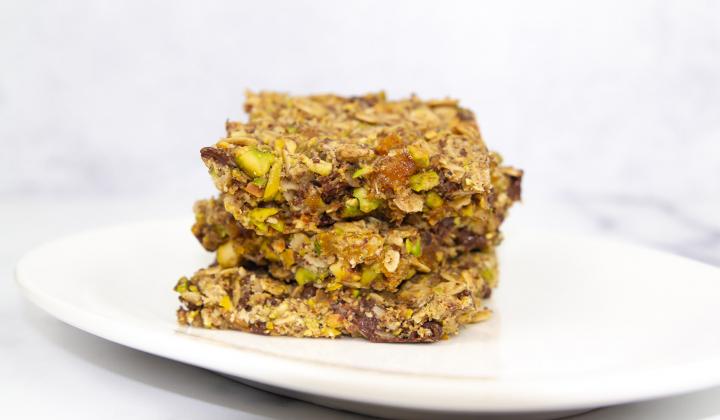 Sticks aux abricots et pistaches
