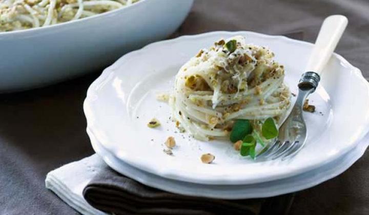 Pâtes sans gluten légères à la pistache 
