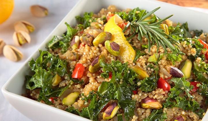 Risotto au Quinoa, au Chou Kale et aux Pistaches