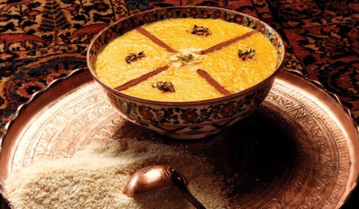 Gâteau de riz au safran 